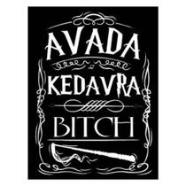 Harry Potter - Placa Decorativa 30x20 cm - Avada Kedavra bitch Harry Potter - Placa Decorativa 30x20 cm - Avada Kedavra bitch