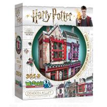 Harry Potter Puzzle 3D 305 PÃs - Quadribol e ApotecÃrio- G