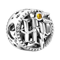 Harry Potter S925 Contas De Pingente De Prata Cabem Pulseira Pandora Joias DIY