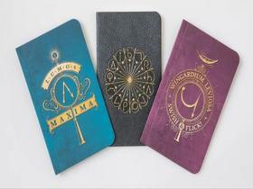Harry potter - spells pocket notebook collection - set of 3