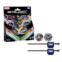 Hasbro Beyblade X Marvel Miles Morales vs Duende Verde Hasbro Beyblade X Marvel Miles Morales vs Duende Verde