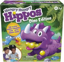 Hasbro Gaming Hungry Hungry Hippos Dino Edition Board Game, Pré-School Game for Ages 4 and Up para 2 a 4 Jogadores (Exclusivo Amazon)