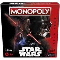 Hasbro Gaming Monopoly: jogo de tabuleiro Disney Star Wars Dark Side Edition para famílias e crianças maiores de 8 anos, presente, noite de jogos em família
