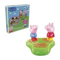 Hasbro Gaming Peppa Pig Muddy Puddle Champion Board Game for Kids Ages 3 and Up, Jogo pré-escolar para 1-2 jogadores
