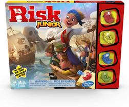 Hasbro Gaming Risk Junior Game: Strategy Board Game A Kid's Intro to The Classic Risk Game for Ages 5 and Up Jogo temático pirata