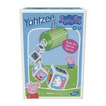 Hasbro Gaming Yahtzee Jr.: Peppa Pig Edition Board Game para Crianças com 4 anos ou mais, contando e combinando jogo para pré-escolares