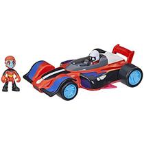 Hasbro PJ mascara Animal Power Flash Cruiser, convertendo carro de brinquedo com luzes, sons e figuras de ação, brinquedos de super-heróis, brinquedos pré-escolares para meninos e meninas de 3 anos e para cima