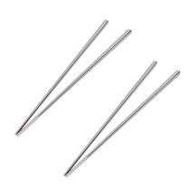 Hashi De Aço 2 Pares Aço Inoxidável Reutilizável 23cm