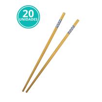 Hashi De Bambu 20 Pares Comida Japonesa Palitinho Sushi Oriental Hashi De Bambu 20 Pares Comida Japonesa Palitinho Sushi Oriental