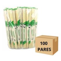 Hashi de bambu c/100 pares