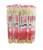 Hashi De Bambu Redondo Ganesh Emb De Plástico 100 Pares