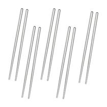Hashi Inox 5 Pares Utensilio Reutilizável Inox 23cm Hashi Inox 5 Pares Utensilio Reutilizável Inox 23cm