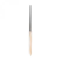 Hashi para Comida Japonesa Aço Inoxidável Cabo em Acrílico com Anel Banhado a Prata Aladin Bugatti Hashi para Comida Japonesa Aço Inoxidável Cabo em Acrílico com Anel Banhado a Prata Aladin Bugatti