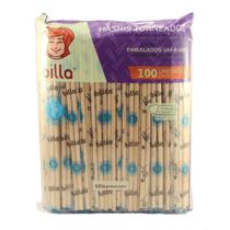 Hashi Torneado de Bambu 100 Unidades Billa