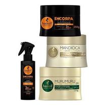 Haskell 3 Máscaras Encorpa Murumuru Mandioca 250g P Haskell 3 Máscaras Encorpa Murumuru Mandioca 250g P