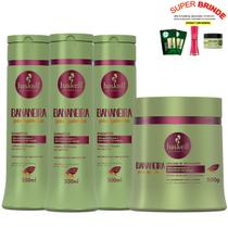 Haskell Bananeira 3 Produtos 300ml + Máscara 500g Reparação