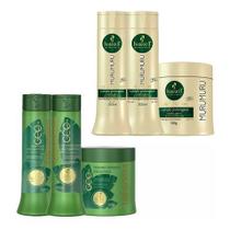 Haskell Bananeira E Murumuru 4 Produtos P + 2 Máscaras 500g Haskell Bananeira E Murumuru 4 Produtos P + 2 Máscaras 500g