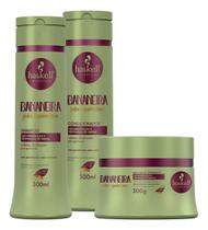 Haskell Bananeira Kit Shampoo + Condicionador 300ml + Máscara 250g