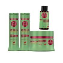Haskell Bananeira Kit Shampoo + Condicionador 300ml + Máscara + Fio De Seda
