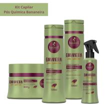Haskell Bananeira Kit Shampoo + Condicionador 300ml + Máscara + Fluido