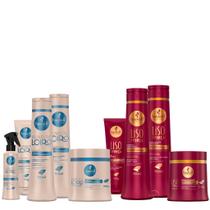 Haskell Bendito Loiro Completo 500ml + Liso Com Força 500ml C Haskell Bendito Loiro Completo 500ml + Liso Com Força 500ml C