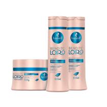 Haskell Bendito Loiro Shampoo + Condic. 300ml + Masc 300g