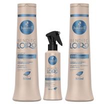 Haskell Bendito Loiro Shampoo Condic 500ML e Fluido Proteico Haskell Bendito Loiro Shampoo Condic 500ML e Fluido Proteico