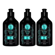 Haskell Cachos Sim Kit 3 -leave In Modelador De Cachos 300ml