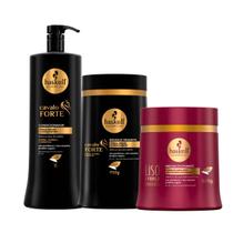 Haskell Cavalo Condicionador Máscara 900g + Liso Com Força G Haskell Cavalo Condicionador Máscara 900g + Liso Com Força G