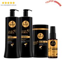 Haskell Cavalo Forte 1 Litro Shampoo Cond Mascara Reparador