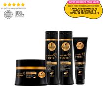 Haskell Cavalo Forte 300ml Kit Com 04 Produtos (Ganhe 1 Mini Cronograma)