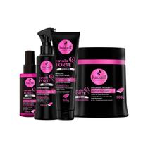 Haskell Cavalo Forte HIDRA Máscara 500G +Leave/Sérum/Fluido Hidra