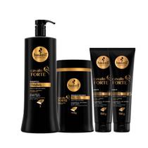 Haskell Cavalo Forte Shampoo Máscara 900g + 2 Leave In 150g