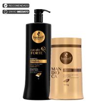Haskell Cavalo Forte Shampoo + Máscara Mandioca 900g