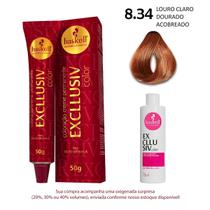Haskell Coloracao 8.34 Louro Claro Dourado acobreado