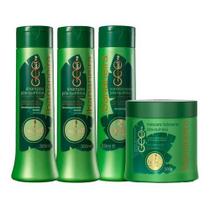 Haskell Cosméticos Bananeira 3 Produtos P + Máscara 500g