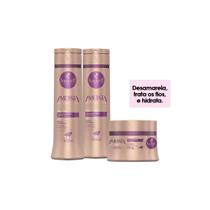 Haskell Cosméticos Kit Ametista Shampoo Cond E Máscara