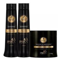 Haskell Cosméticos Kit Cavalo Forte 500ml 2 Shampoos Máscara Haskell Cosméticos Kit Cavalo Forte 500ml 2 Shampoos Máscara
