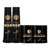 Haskell Cosméticos Kit Cavalo Forte G 2 Shampoos 2 Máscaras Haskell Cosméticos Kit Cavalo Forte G 2 Shampoos 2 Máscaras
