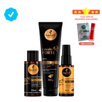 Haskell Cosméticos Kit Cavalo Forte Leave Selante Complexo