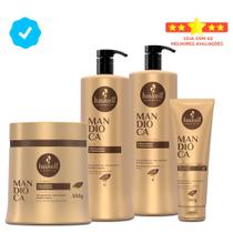 Haskell Cosméticos Kit Mandioca Trio 900g Leave In
