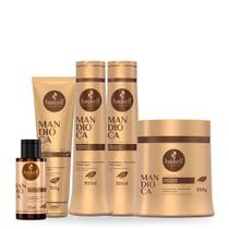 Haskell Cosméticos Mandioca 500ml 5 Produtos Kit Completo