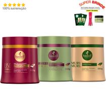 Haskell Cosméticos Máscaras Bananeira, Liso E Murumuru 500g