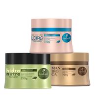 Haskell Cronograma Capilar Hidranutre, Mandioca e Bendito 300g Haskell Cronograma Capilar Hidranutre, Mandioca e Bendito 300g