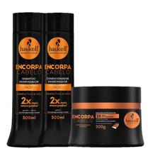 Haskell Encorpa Cabelo Duo 300ml e Mascara 300g Haskell Encorpa Cabelo Duo 300ml e Mascara 300g