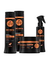 Haskell Encorpa Cabelo Engrossador Kit C/ 4 Itens Completo 300Ml Haskell Encorpa Cabelo Engrossador Kit C/ 4 Itens Completo 300Ml