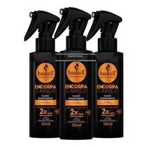 Haskell Encorpa Cabelo Fluído Engrossador Kit 3 X 120ml Haskell Encorpa Cabelo Fluído Engrossador Kit 3 X 120ml