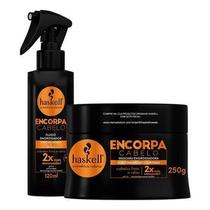 Haskell Encorpa Cabelo Máscara 250g + Fluído Engrossador