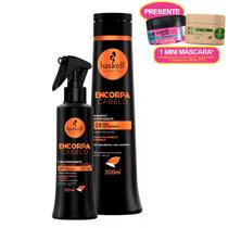 Haskell Encorpa Cabelo Shampoo 500ml +Fluído +mini máscara