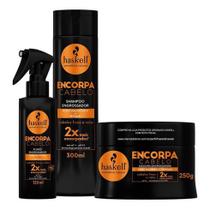 Haskell Encorpa Cabelo Shp/másc 300ml + Fluído Engrossador